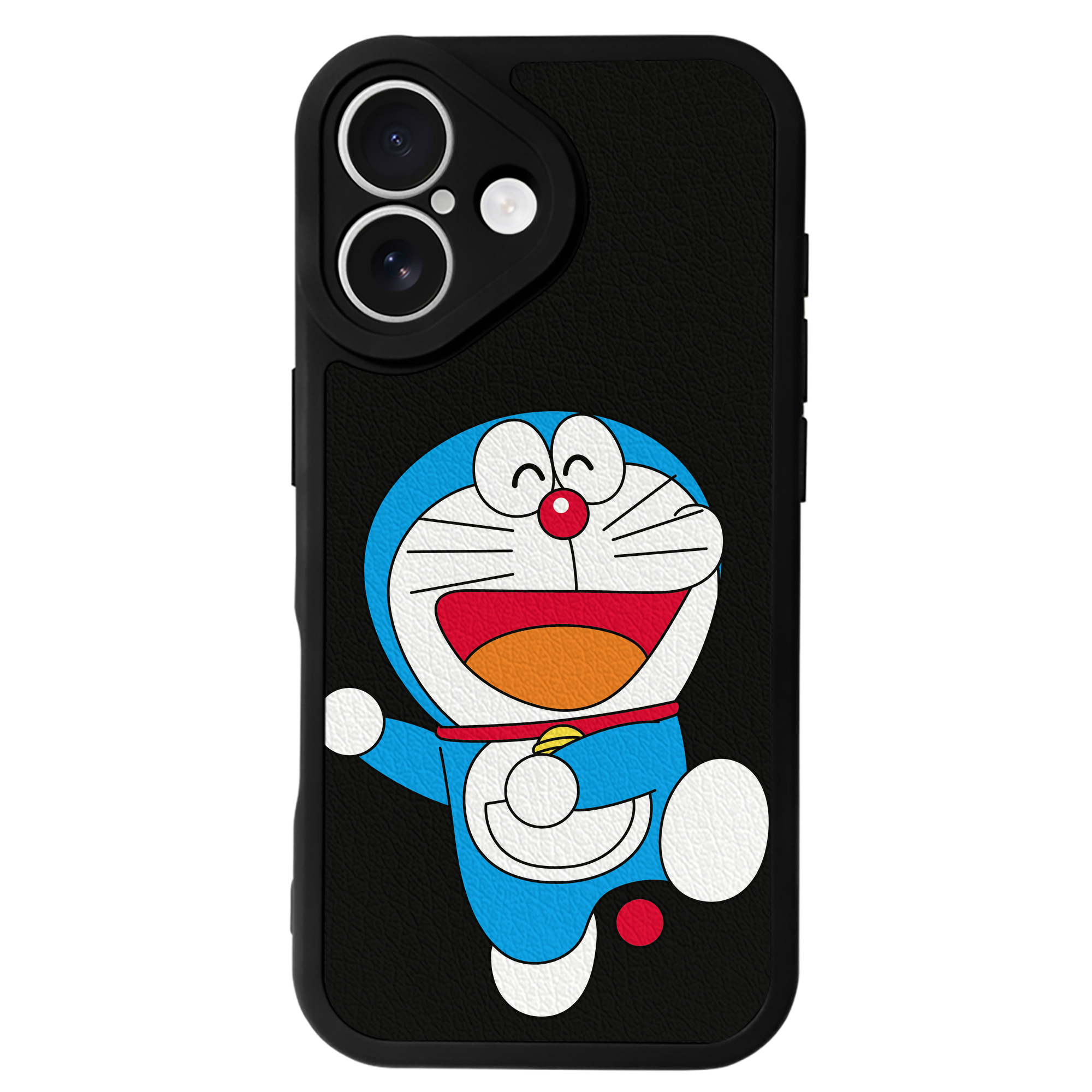 （画像用） ドラえもん Doraemon 【iPhone 16シリーズ対応】シリコンスマホケース（レザー調） 材質：シリコン